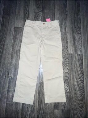 Vineyard Vines Tan Flat-Front Pants